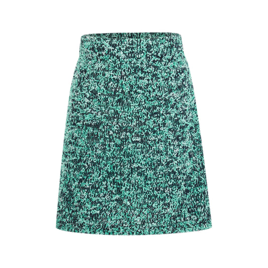 Metallic Tweed Skirt