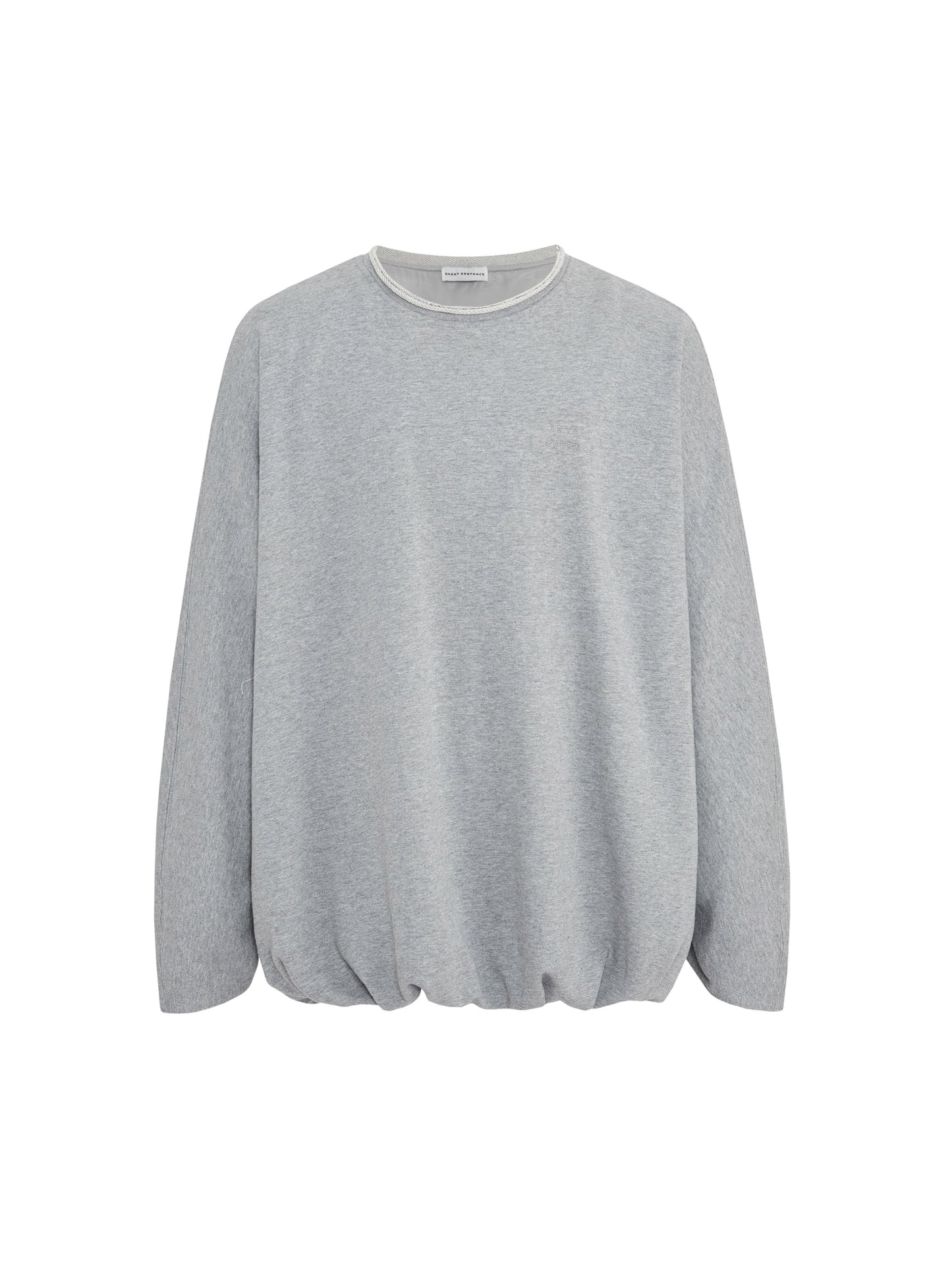 Casual Gathered Sweatshirt