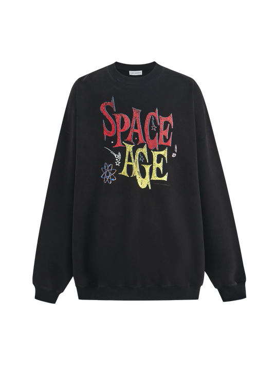 Distressed "Space Age" Sweatshirt