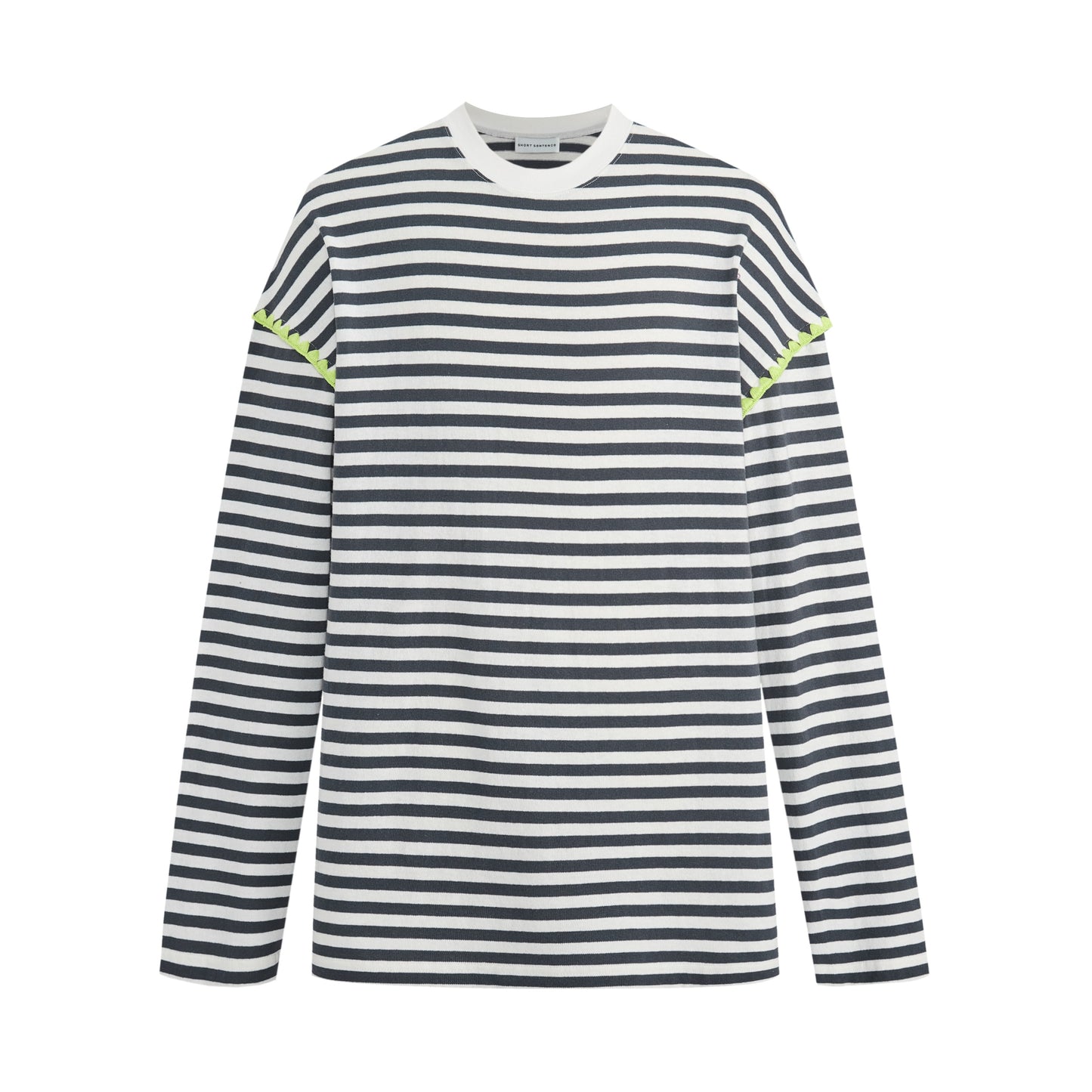 Classic Striped Shell Embroidered T-shirt